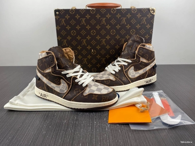 Reps TBK Jordan OFF-WHITE 1 LV Air x 0715